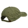 Outline Image of a Parrot Embroidered Washed Cap - Dark