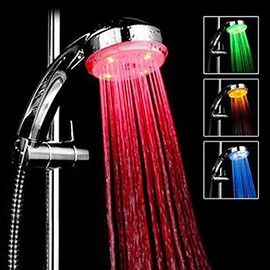 Shower-Head Home Bathroom 7 Colors Changing LED-Shower Water Glow-Light