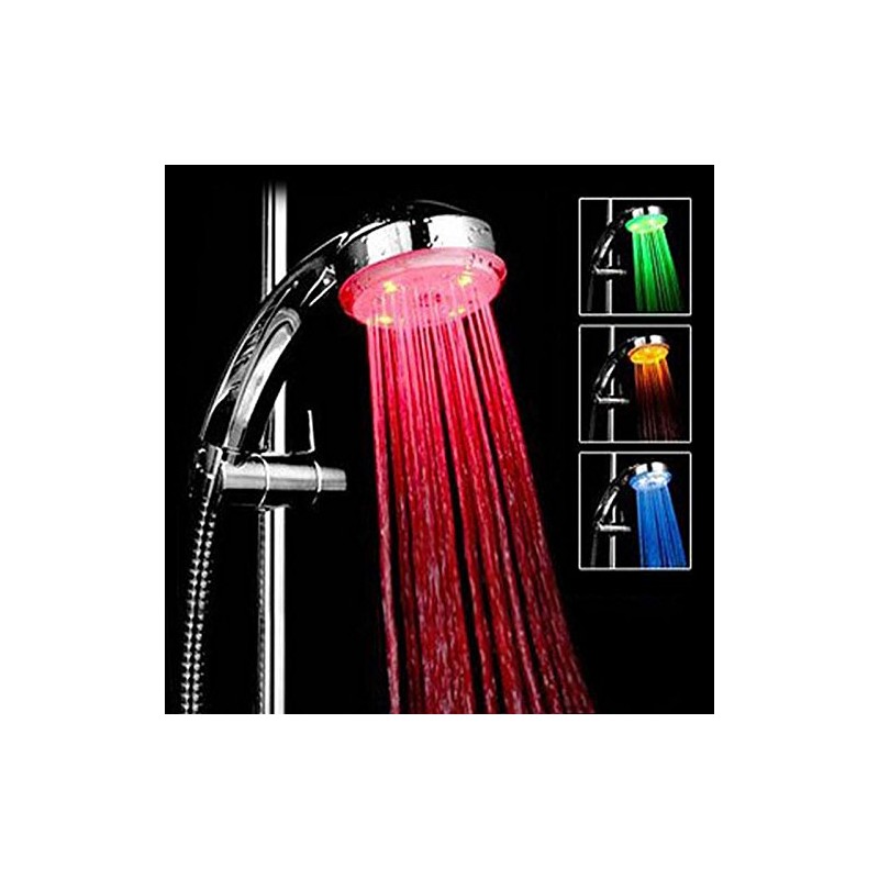 Shower-Head Home Bathroom 7 Colors Changing LED-Shower Water Glow-Light