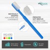 PRUVADE 36 Pack Disposable Toothbrushes with Toothpaste, Built In -