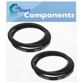 2-Pack WP21352320 Washing Machine Drive Belt Replacement for Maytag PAVT454EWW - Compatible with 35-3662 Washing Machine Belt