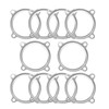 DUZFOREI 10PCS Turbo Downpipe Gasket, Turbo Gasket, Replacement for GTX30
