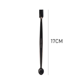 Briartw 5 Pcs Stainless Steel Craft Spoon | Mess-Free Crafting with Dual-Shaped Spoons for Glitter, Embossing Powders, Sequins & Small Embellishments | Black | 6.7inch Length