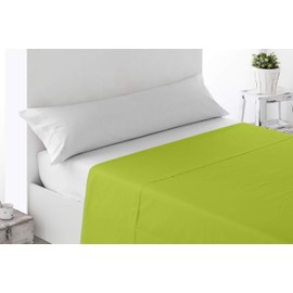 Miracle Home Soft and Comfortable 50% Polyester Pistachio Fitted Sheet 135 cm