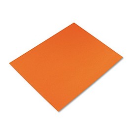 Pacon® PAC54781 4-Ply Railroad Board, Orange, 22" x 28", 25 Sheets