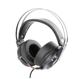 TEHAUX USB Gaming Headset with RGB Lighting Wired Over Ear Headphones with High Sensitivity Microphone Comfortable Design for Gaming and Online Communication for Console Gamers