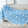 50" x 60" Bed Throw Blanket, Bow Pattern Throw Blanket