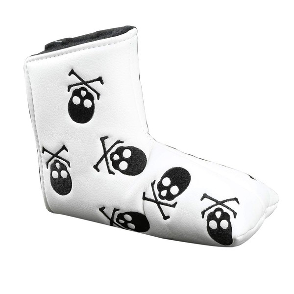 Golf Skull Headcover Putter Cover Blade Head Cover for Most Putters