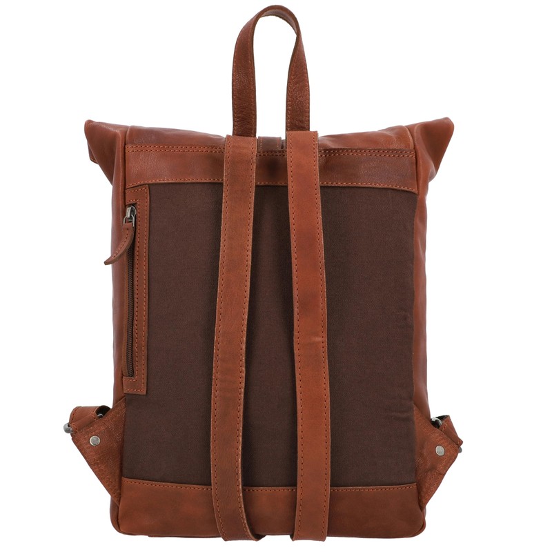 Gusti Valja Leather Backpack for Men and Women, Laptop Bag,