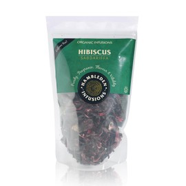 Hambleden Herbs Organic Hibiscus Loose Leaf Infusion 50g (6 x 50g Pouches)