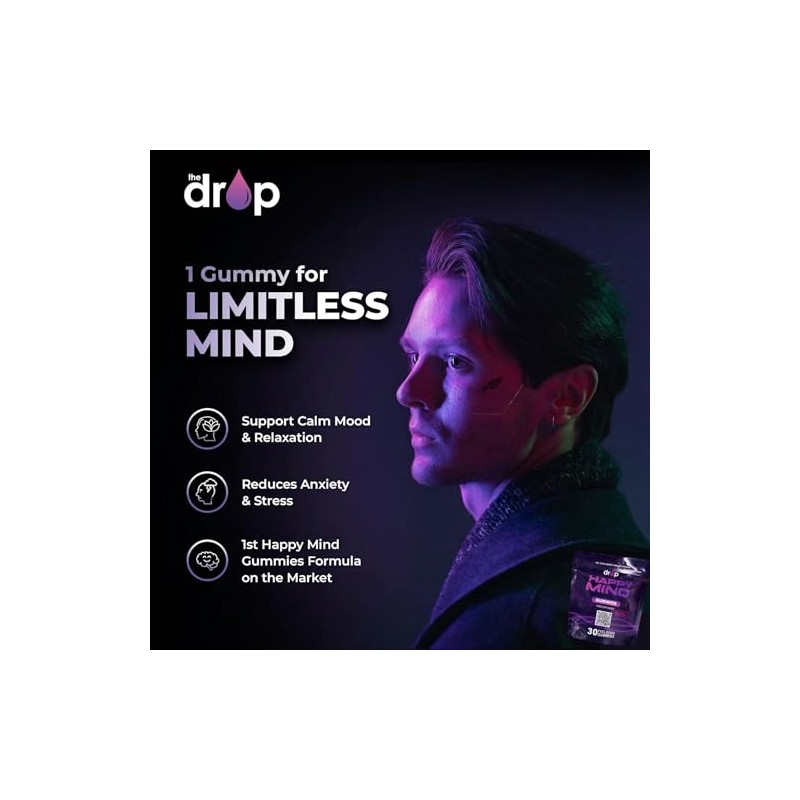 Happy Mind Gummies - Lions Mane & Ashwagandha 5 in