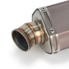 Universal 1.5-2" Inlet Hexagon Exhaust Muffler Pipe Slip On Scooter