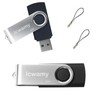 lcwamy USB 2GB USB Flash Drive 20 Pack Bulk Swivel