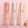 1Pc Cute Cartoon Animal Print Plastic Rulers, Kids Ruler for