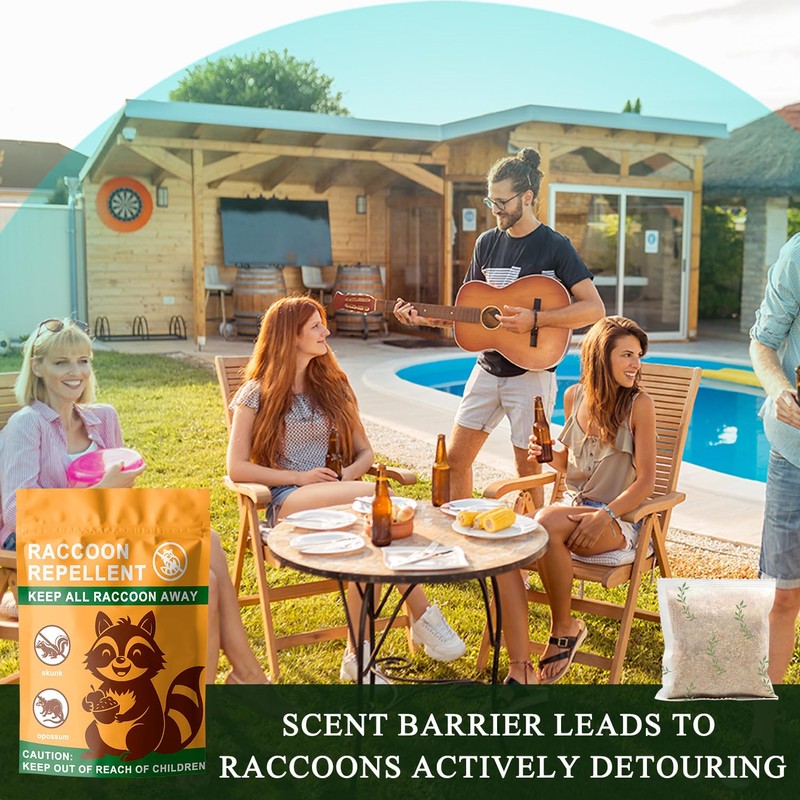 Natural Raccoon Repellent Granules | Eco-Friendly, Non-Toxic & Long-Lasting Protection
