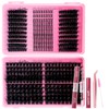 Lash Clusters Kit Spikes Left and Right 80D Fluffy Volume