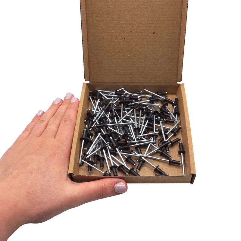 Pack of 100 Painted Blind Rivets 4.0 x 10 mm,