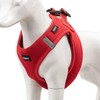 Red Dog Harness No Pull，Dog Harness for Walking, Running, Double
