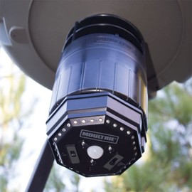 Moultrie Feeder Hog Light - 35 Green LEDs, 30-Foot Illumination, Motion/Dusk/Manual Modes, Mounts to Threaded Post Feeders