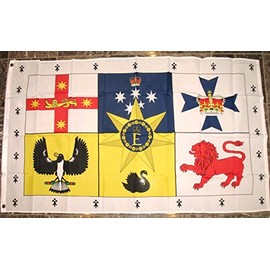 Australia Royal Standard Flag 3'x5' Australian Queen Elizabeth