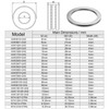 sourcing map AXK90120 Axial Needle Bearing with Washers 90mm Bore