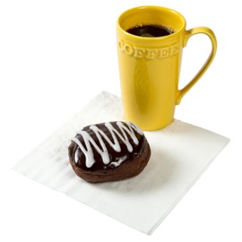 AmerCare 8.25 Inch x 8.25 Inch White 3-Ply Dinner Napkins, Case of 2000