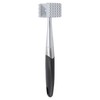 Meat Tenderizer Dual Sided Zinc Alloy Ergonomic Rubber Handle Balanced