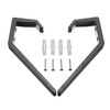 FASTROHY 4Pcs Motorcycle Helmet Holder Jacket Hanger Hook Motorbike Wall