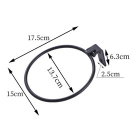 CENPEK 3 x 6 Inch Wall Mount Flower Pot Ring Wall Bracket for Hanging Flower Pots