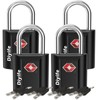 TSA Luggage Locks with Keys, [4 Pack] Diyife Security Suitcase