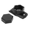 Hexagonal Pool Cue Chalk Box with Magnetic Clip 6063 Aluminum