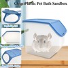 BNOSDM Large Chinchilla Sand Bath Container Large Chinchilla Dust Bath
