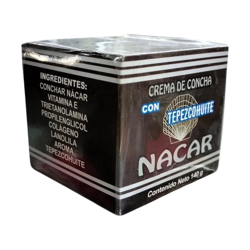 Crema De Concha Nácar Con Tepezcohuite De 140g Momento De