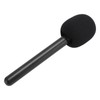 Interview Microphone Handle, Interview Handheld Adapter with Windshield Foam for