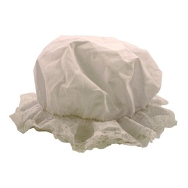 HENBRANDT New Girls Kids Children Tudor Victorian White Mop Hat Fancy Dress Costume World Book Day/Week