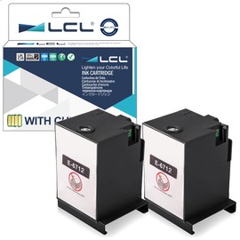 LCL Compatible Maintenance Box T6712 C13T671200 2 Pack Replacement for Epson Workforce Pro WF-6090DW WF-6090DTWC WF-6090D2TWC WF-6590DWF Series WF-6590DWF WF-6590DTWFC WF-6590D2TWFC WF-8090DW