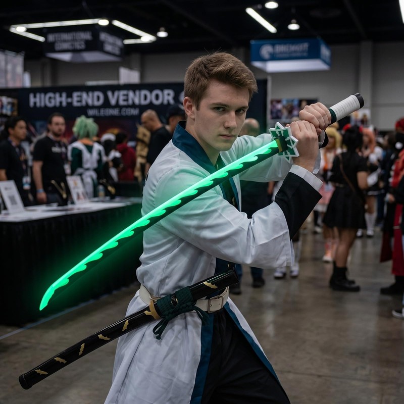 YTWM 41" LED Light Up Anime Katana, USB Rechargeable Mystical