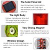 Aolyty Solar Strobe Warning Light Strong Magnetic Base Flashing Super