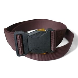 Zipang.com Metal-Free Elastic Belt - Non-Metal Nickel Free TSA Approved Stretch Web Belt for Men Women, Heavy Duty & Comfortable for Travel Outdoor Casual Wear (Brown, 47.25in / 120cm)