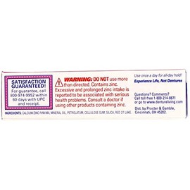 Fixodent Denture Crema adhesiva original 1.40 oz, Paquete con 2