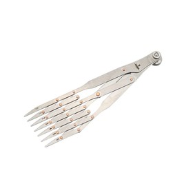 1PCS Leather Belt Quick Mark Equally Spacing Isometric Divider Ruler Tool Knife Cutter Punch Leathercraft DIY Auxiliary Tool (M/7 Teeth)