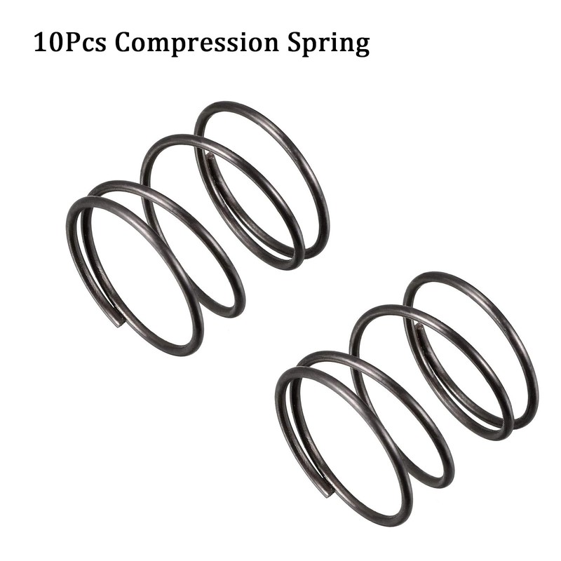 TA-VIGOR 10Pcs Extended Compressed Spring, 1.2mm Wire Dia, 20mm OD,