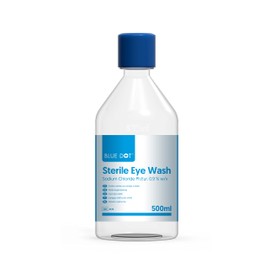 500ml Blue Dot Eye Wash Solution In Round Bottle (Each)