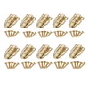 dophee 10Pcs Vitnage Gold Duckbilled Toggle Hasp Latch Clasp Lock