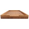 BambooMN Bamboo Range Burner Cover Cutting Board, New Vertical Cut,