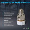Midline Valve 6I722 Radiator Steam Air Vent with Plastic Knob;