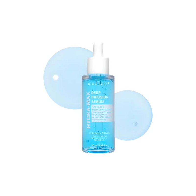 Srum Facial Nineless Hydra Max Hidratante 50ml Con cido Hialurnico