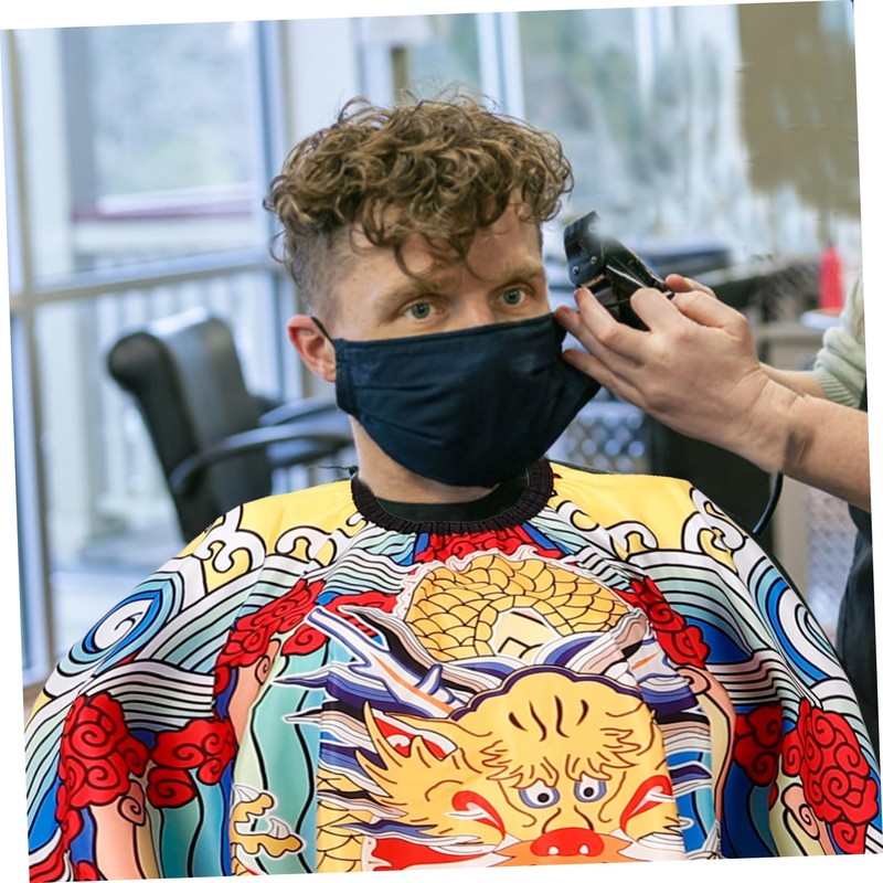 TOVINANNA Hair Styling Cape Chinese Design Barber Cape for Salon
