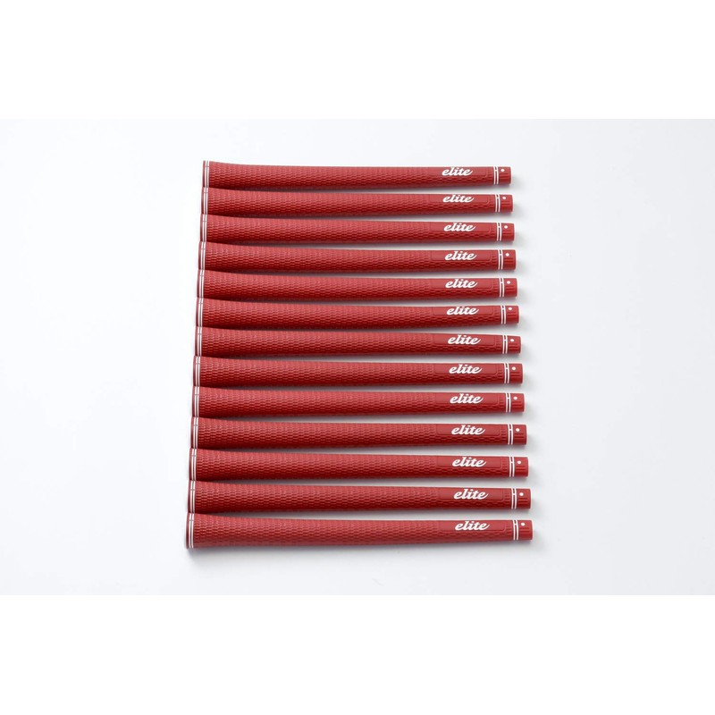 elitegrips SX38 13-Pack Classic Red No Backline Golf Grips