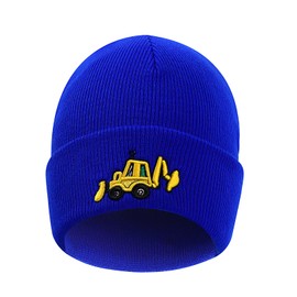 KAKU NANU Kids Beanie Hat Toddler Beanie Hat Boys Hat Blue Winter Autumn 2 3 4 5 6 7 8 Years
